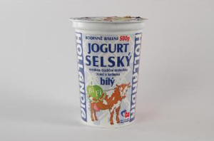 LEŠETICKÝ maso uzeniny - rozvoz zboží z eshopu Praha - Selský bílý jogurt 500g Hollandia