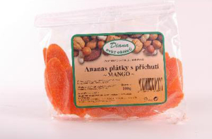 LEŠETICKÝ maso uzeniny - rozvoz zboží z eshopu Praha - Ananas plátky- Mango 100g Diana