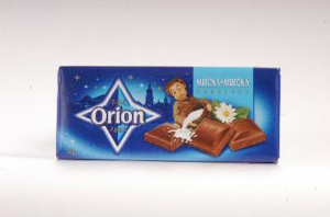 LEŠETICKÝ maso uzeniny - rozvoz zboží z eshopu Praha - Mléčná čokoláda 25g  Orion