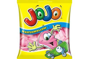 LEŠETICKÝ maso uzeniny - velkoobchodní rozvoz masa a zboží z eshopu Praha - Marshmallow 80g  JoJo pěnová cukrovinka